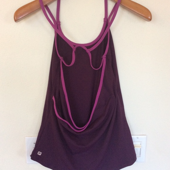 Fabletics athletic tank, plum/fuschia, XS - Picture 5 of 6